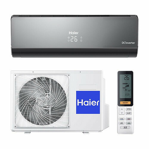 Сплит-система Haier AS12NS6ERA-B / 1U12BS3ERA внутренний и внешний блок (Черный)