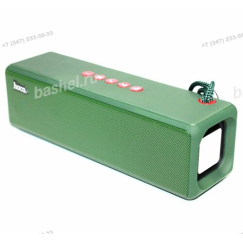 Колонка портативная HOCO HC3 зелёный 10W microSD USB FM BLUETOOTH аккум HOCO 633600₽