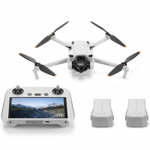 Квадрокоптер DJI Mini 3 Fly More Combo Plus (пульт DJI RC) квадрокоптер dji mini 3 fly more combo plus dji rc