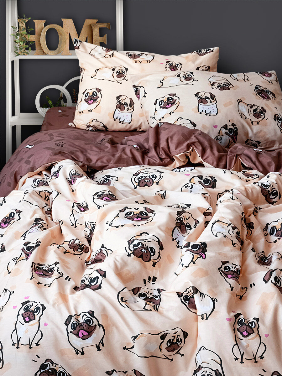 фото Постельное белье UNIQCUTE Рейко из поплина, наволочки 50х70 см