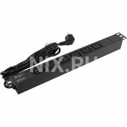 Блок силовых розеток Exegate ServerPro PDU-19H013 Al-6C19-EU3-SW