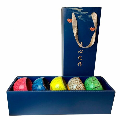 Набор пиал для чая в подарочной коробке 5 шт 1700₽