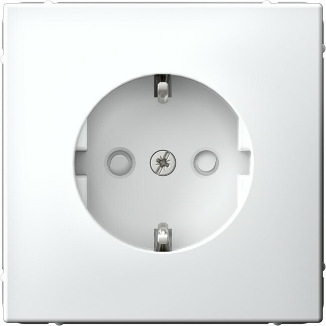 Розетка Systeme Electric (Schneider Electric) ArtGallery с заземлением, со шторками, 16А, белый - фото №2