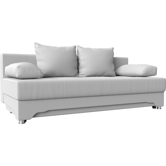 фото Диван-еврокнижка АртМебель Ник-2 эко-кожа белый