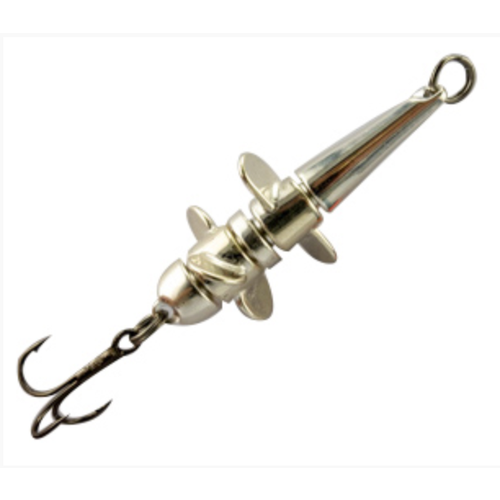 Вращающая блесна из латуни Девон RB (Русская Блесна) Стрекоза 16г -01, 46mm