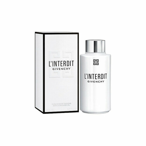 Масло для душа Givenchy L Interdit 200 мл для женщин Аромат Живанши Л Интердит Парфюмированное средство для ухода за телом 11190₽