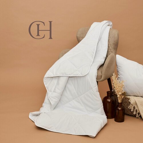 Изображение товара Одеяло "Амедео/Amedeo"(200х220) микрофибра, микрофибра/файбер, белый