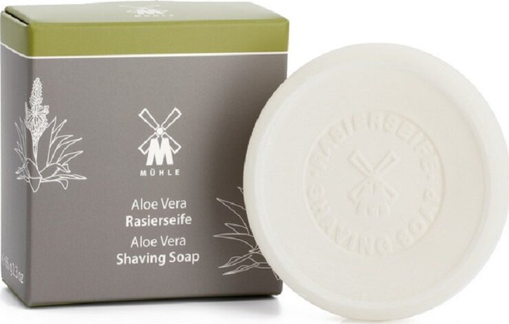 Твердое мыло для бритья MUEHLE, Алоэ Вера, 65 гр — фото 1