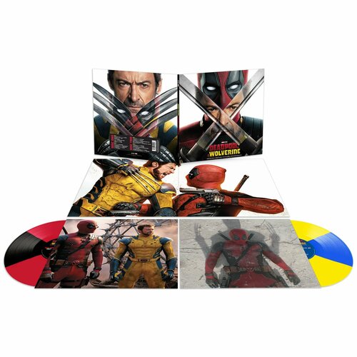 Дэдпул и Росомаха OST Red-Black Yellow-Blue USA Marvel Limited Soundtrack Цвет Дэдпула и Росомахи Виниловая Пластинка Саундтрек Марвел Deadpool Wolverine Фиты NSYNC Fergie Avril Lavigne 25989₽