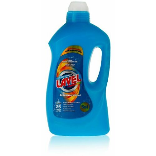 Гель для стирки цветного белья LAVEL 3061406, 25 стирок, 1500мл
