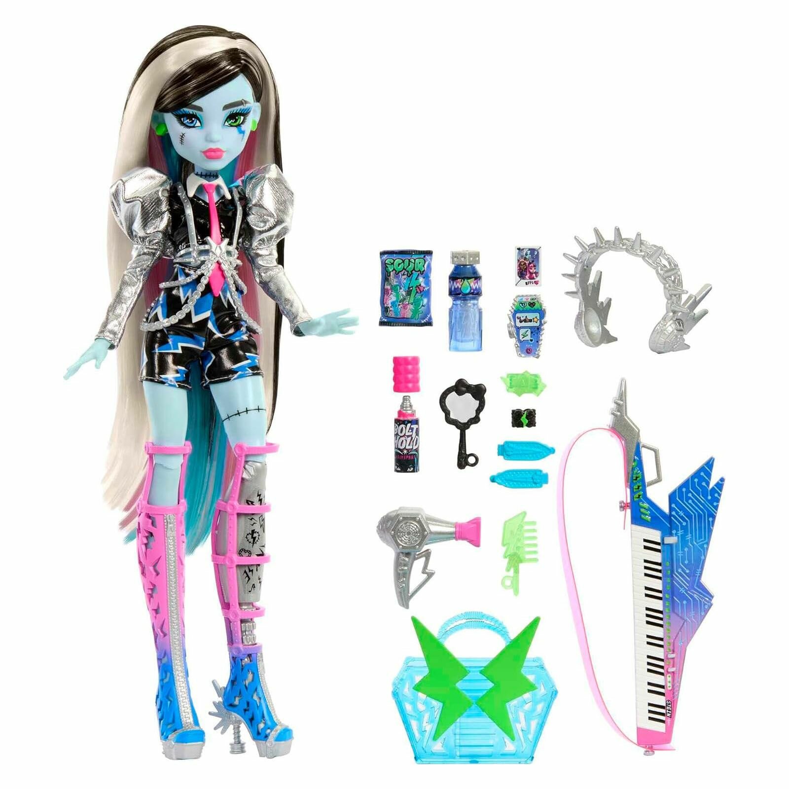 Кукла Monster High, Фрэнки Штейн Рок-звезда с инструментом и выступлением