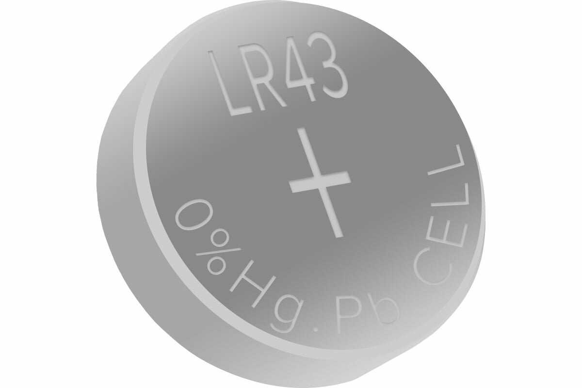 Элемент питания алкалиновый "таблетка" LR43/LR1142/AG12/G12 1.5В BL-10 (уп.10шт) ФАZА 5002791 — фото 1