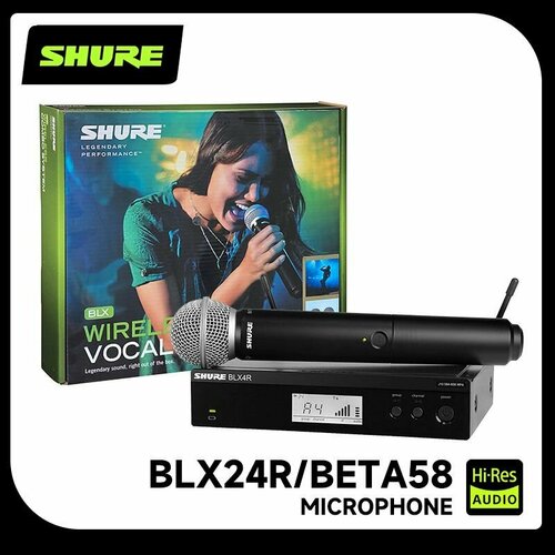 BLX24R-BETA58A одноканальный беспроводной приемник полу-стойкового типа 25670₽