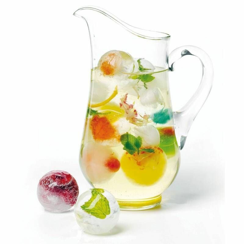 Форма для льда, 3 сферы 55 мм, 24х8,5х6,5 см, пластик, Paderno. — фото 1