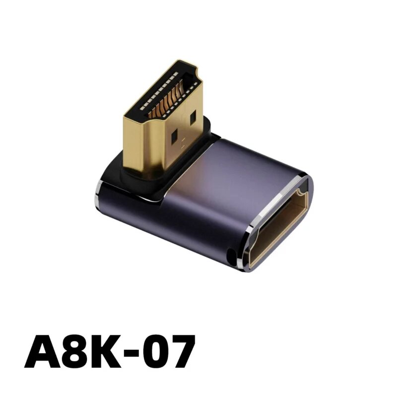 CY HDMI-совместимый угловой адаптер 90 градусов