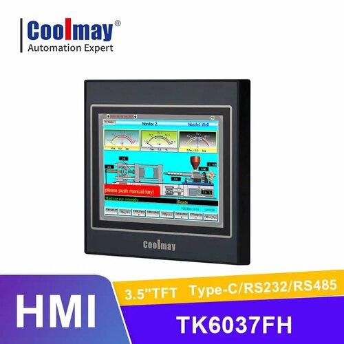 Coolmay 35-дюймовая сенсорная панель HMI TK6037FH 24 В 4495₽