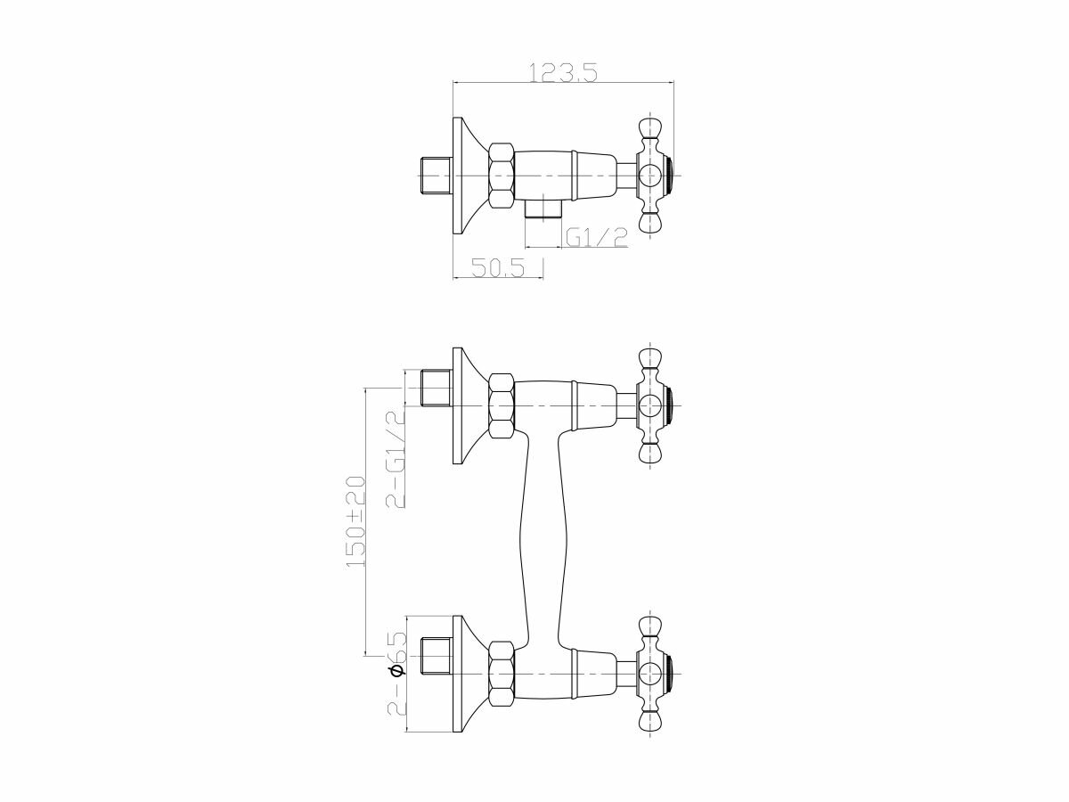 Смеситель для душа AV ENGINEERING AVQNM5-A331 (AVQNM5-A331-285) — фото 1