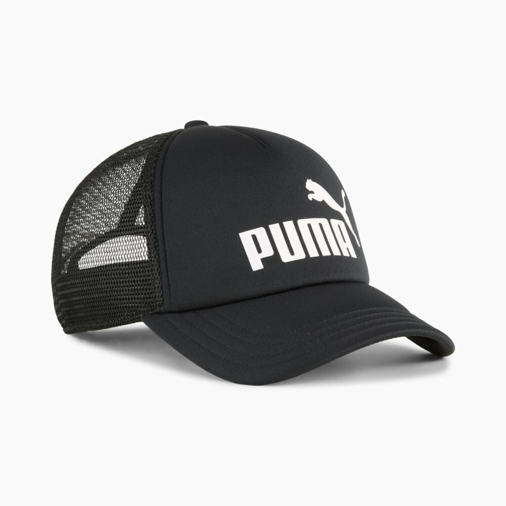 Бейсболка PUMA No. 1 Logo Trucker для мужчин и женщин, размер M, черный