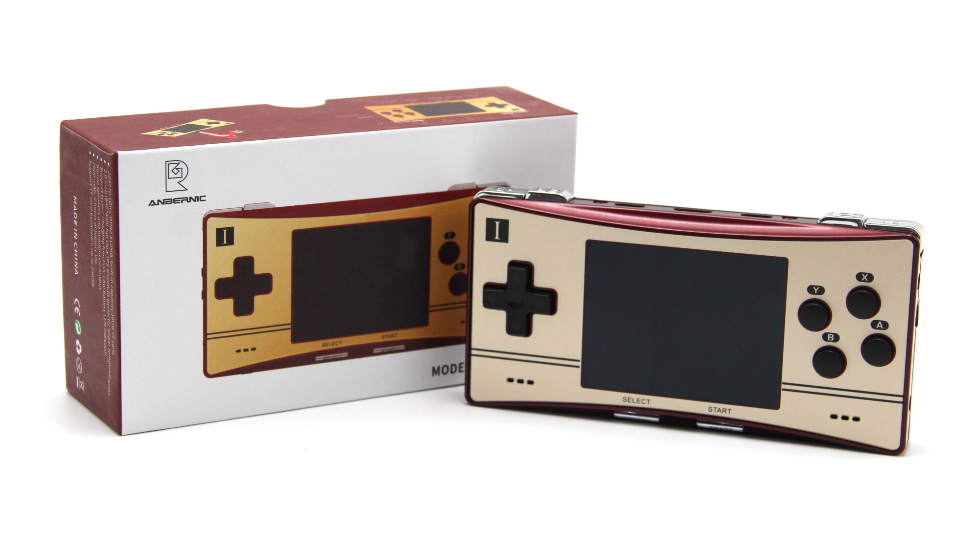 Игровая приставка Anbernic RG300x 64Gb Golden Red (Новая)