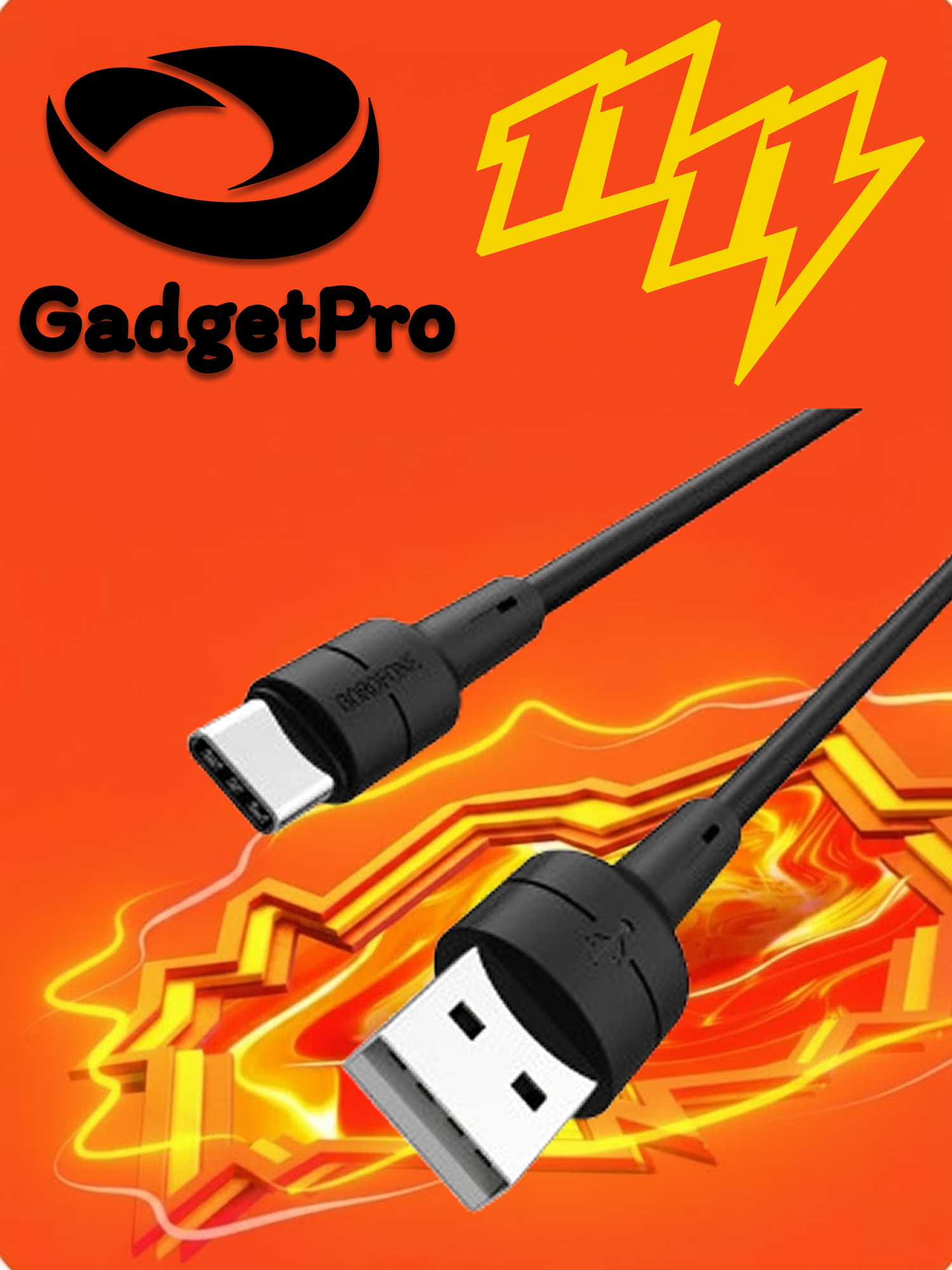 Кабель Type-C Borofone BX30 для быстрой зарядки и передачи данных, черный