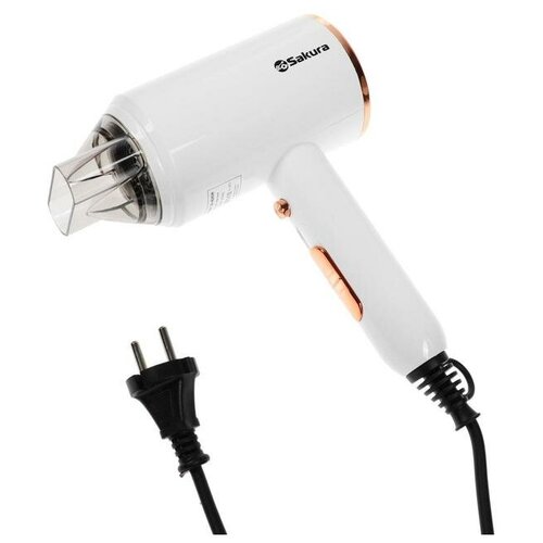 Фен Sakura SA-4045W 1400 Вт 2 температурных режима 2 скорости белый 138400₽