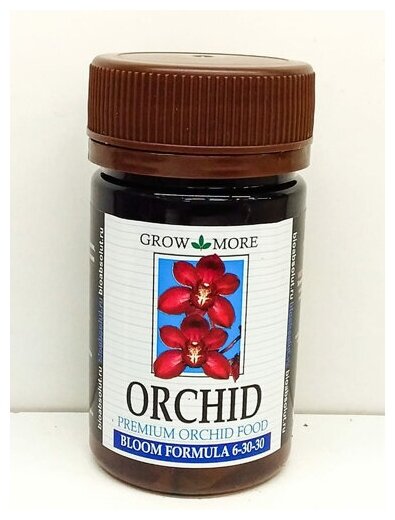 Удобрение GROW MORE подкормка для орхидей ORCHID 6-30-30, 25 мл - фотография № 6