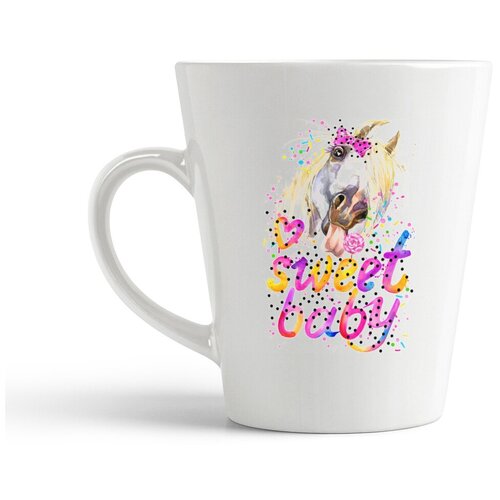 фото Кружка-латте coolpodarok "краски. sweet baby. лошадка"