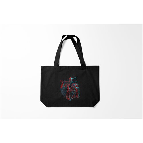 фото Сумка-шоппер / 46х35 см / геймерам / god of war brutal kratos burnettie