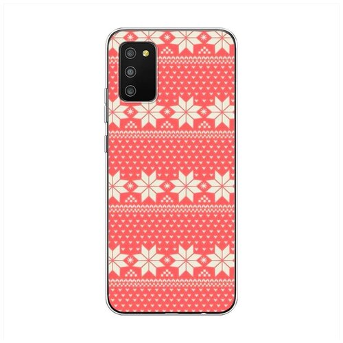 фото Силиконовый чехол "новогодний свитер" на samsung galaxy a02s / самсунг галакси a02s case place