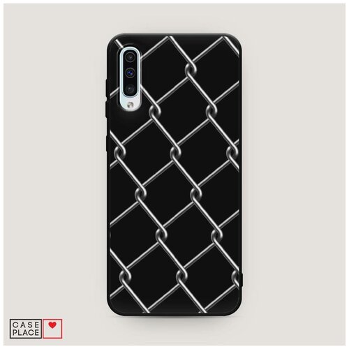 фото Чехол силиконовый матовый samsung galaxy a50 сетка case place