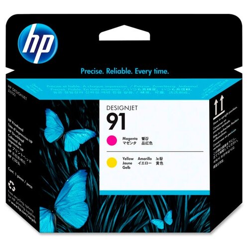Картридж струйный HP 91 C9461A пурпурныйжелтый печатающая головка для HP DJ Z6100 61530₽