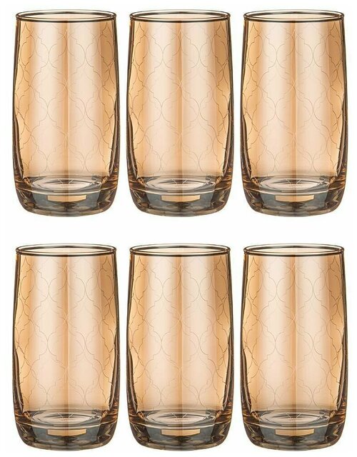 Набор стаканов из 6 шт бакарра панто мед 330 мл Lefard (194-595)
