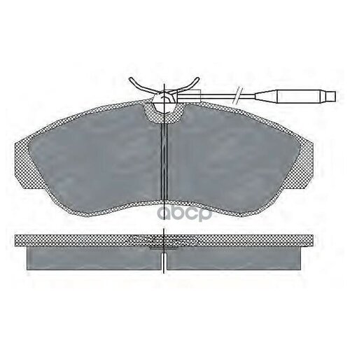 Колодки Передние Sct Sp-183 Сitroen, Fiat SCT арт. SP183