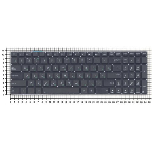 Клавиатура для ноутбука Asus N56 N56V N76 черная клавиатура для ноутбука asus n56 n56v черная с белой подсветкой