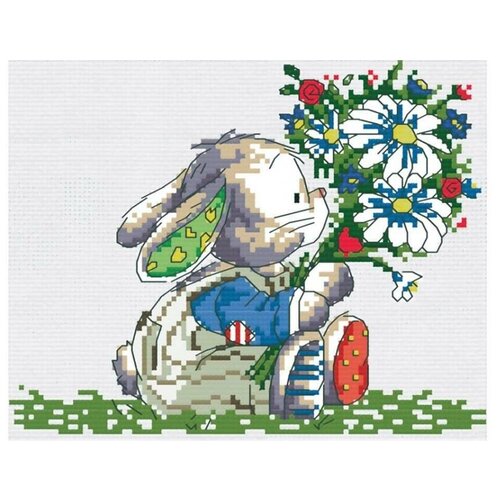 фото Набор для вышивания "влюбленный заяц" белоснежка