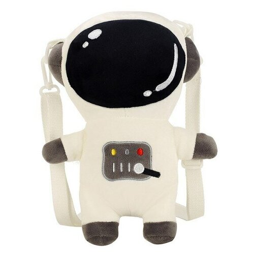фото Мягкая игрушка / сумочка / сумка через плечо космонавт / астронавт серый redweeks