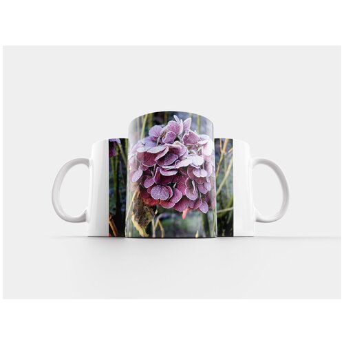 фото Кружка "гортензия, зима, замороженные" 320 мл lotsprints