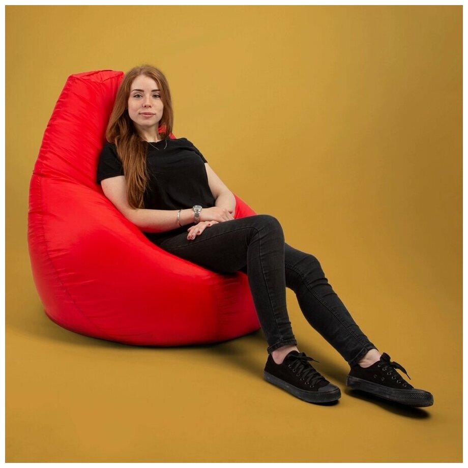 Кресло-мешок груша Kreslo-Puff Super Oxford XXXL красный