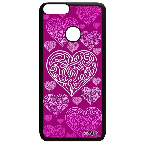 фото Защитный чехол для смартфона // huawei p smart 2018 // "сердце" амур love, utaupia, фуксия