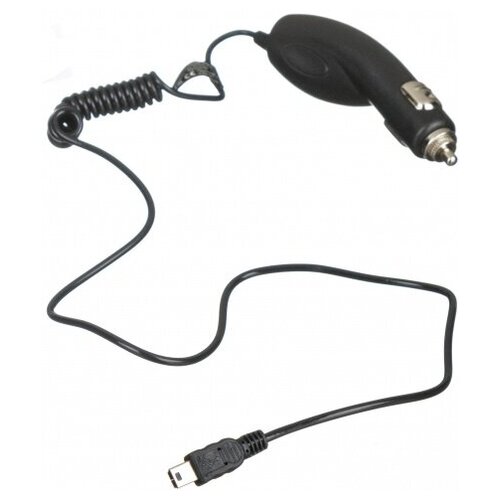 Автомобильное ЗУ W.O.L.T. WCCU10, со встроенным кабелем, черный