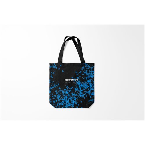 фото Сумка-шоппер / 40х40 см / геймерам / detroit become human burnettie