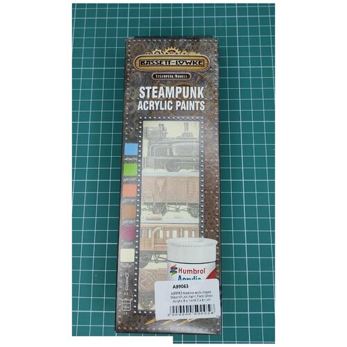 AB9063 Краска акриловая SteamPunk Paint Pack Gloss Acrylic 8 x 14ml 3 x brush südor monalisa acrylic paint 6x70 ml artist drawing painting pigment hand painted wall paint professional acrylic paints