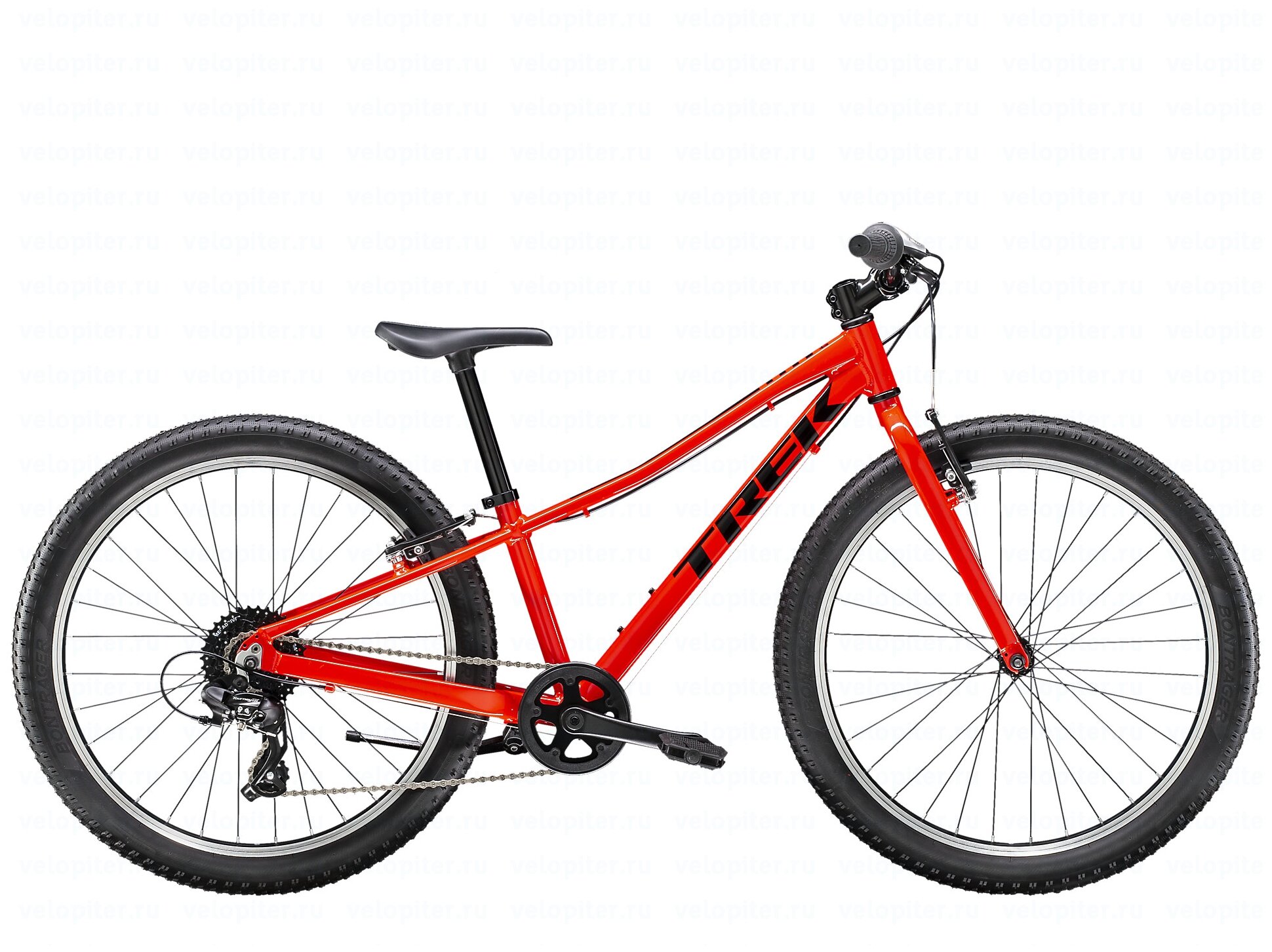 Подростковый велосипед Trek PreCaliber 24 8sp Girls, год 2022, цвет Красный