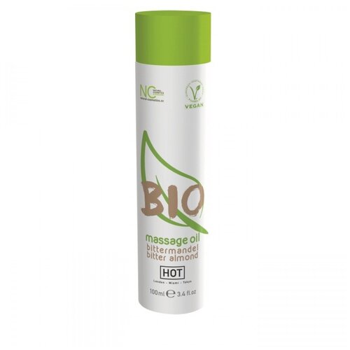 Hot Production Массажное масло HOT BIO Massage Oil Bitter Almond с миндальным маслом (100 мл), hot-44151