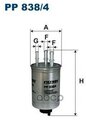 Топливный фильтр FILTRON PP 838/4