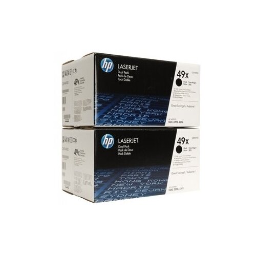 Двойная упаковка картриджей HP 49X Q5949XD Black