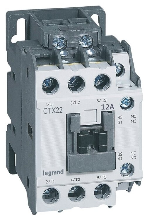 Контактор CTX-3 3P 12А 1НО 1HЗ ~230В Leg, LEGRAND 416096 (1 шт.)