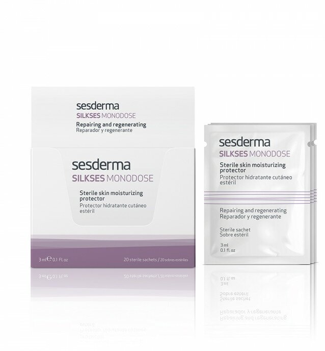 SesDerma Silkses Monodose Sterile Skin Moisturizing Protector Увлажняющий крем-протектор в индивидуальных упаковках для лица