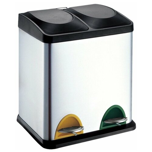 Ведро ZDK Homium Duet 16 л серебристый 395 см 31 см 16 л прямоугольная 265 см 3940₽