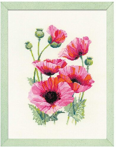 Риолис Набор для вышивания 1775 "Розовые маки"